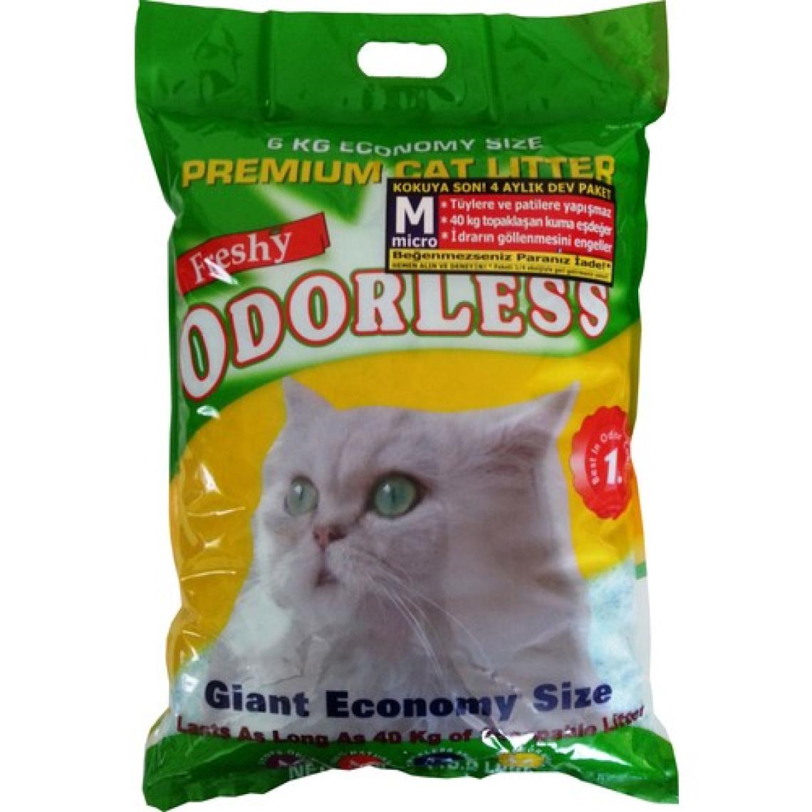 Freshy Odorless Cat Litter Micro Kristal Kedi Kumu 6 Kg