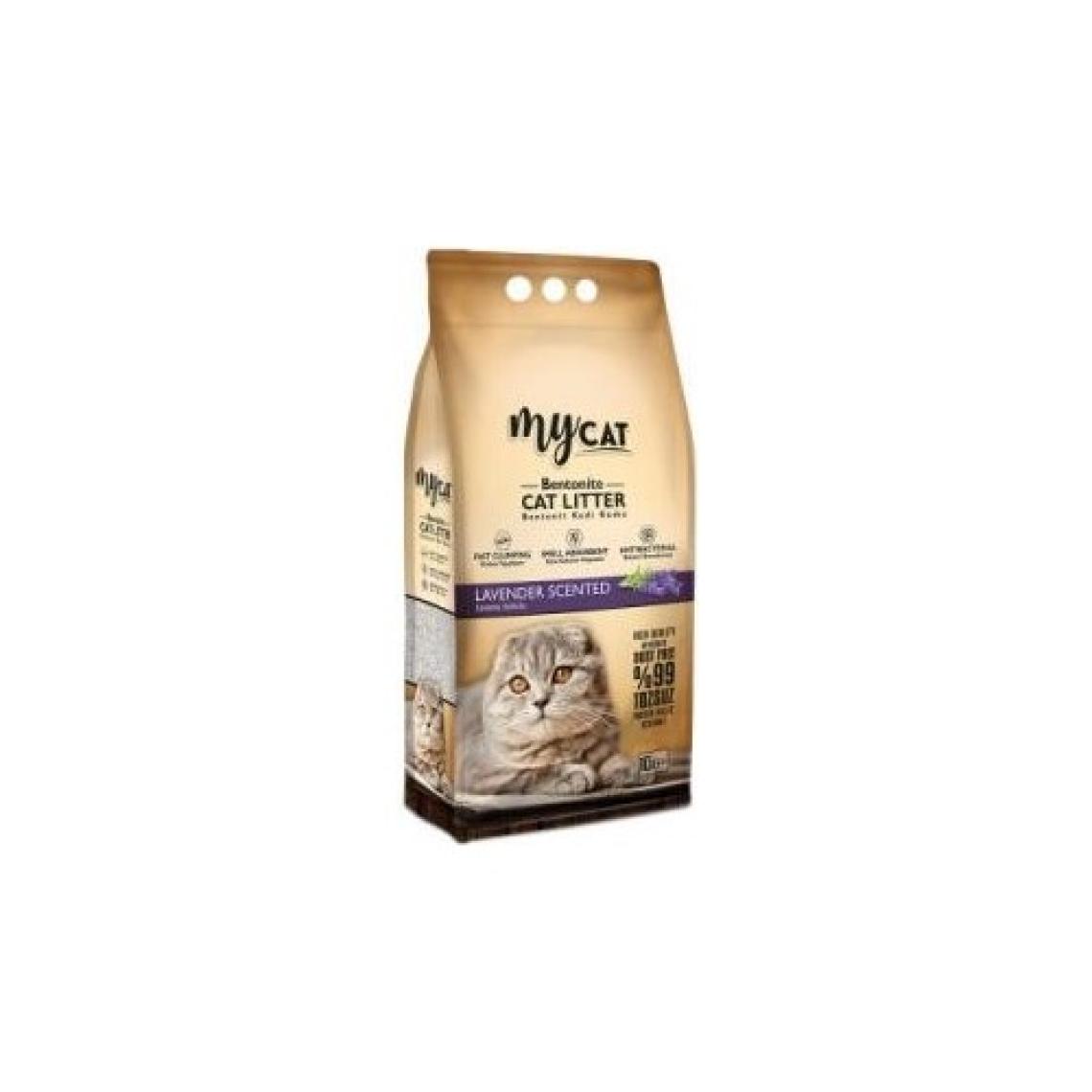 My Cat Mycat (10 Lt) Bentonit Kedi Kumu Lavanta Kokulu ( Ince Tane )