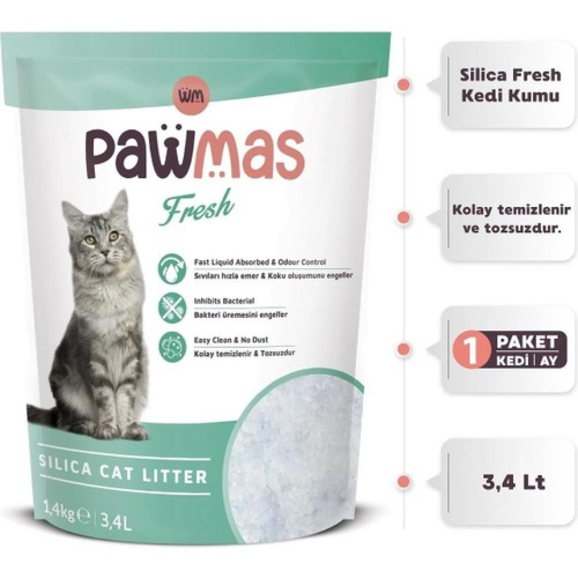 Pawmas Silika Fresh Kedi Kumu 3.4 Lt