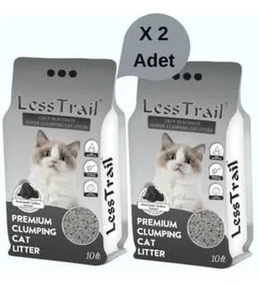 Less Trail 20 Lt Ince Tane Lavanta Kokulu Beyaz Bentonit Kedi Kumu