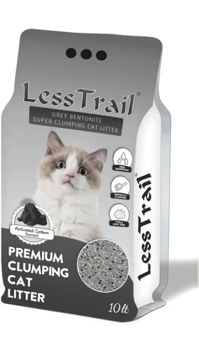 Less Trail 20 Lt Ince Tane Lavanta Kokulu Beyaz Bentonit Kedi Kumu
