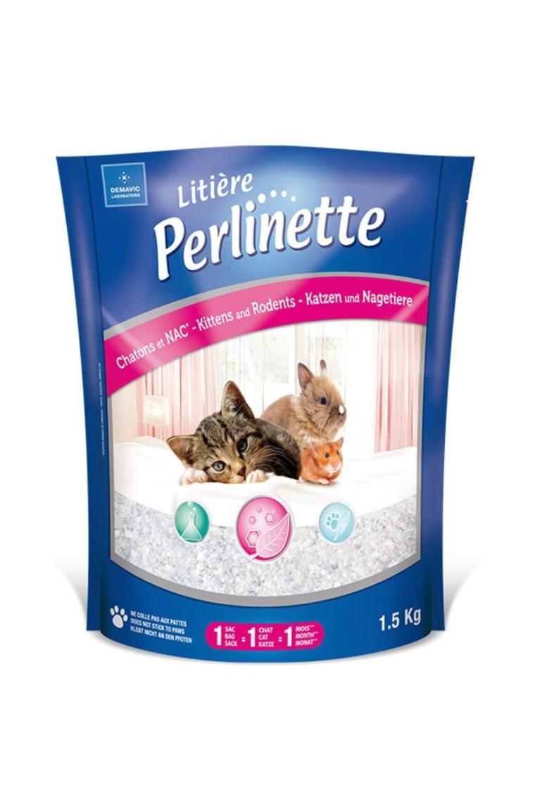 Perlinette Yavru Kedi Kemirgenler Için Mikro Kristal Kum 1,5kg