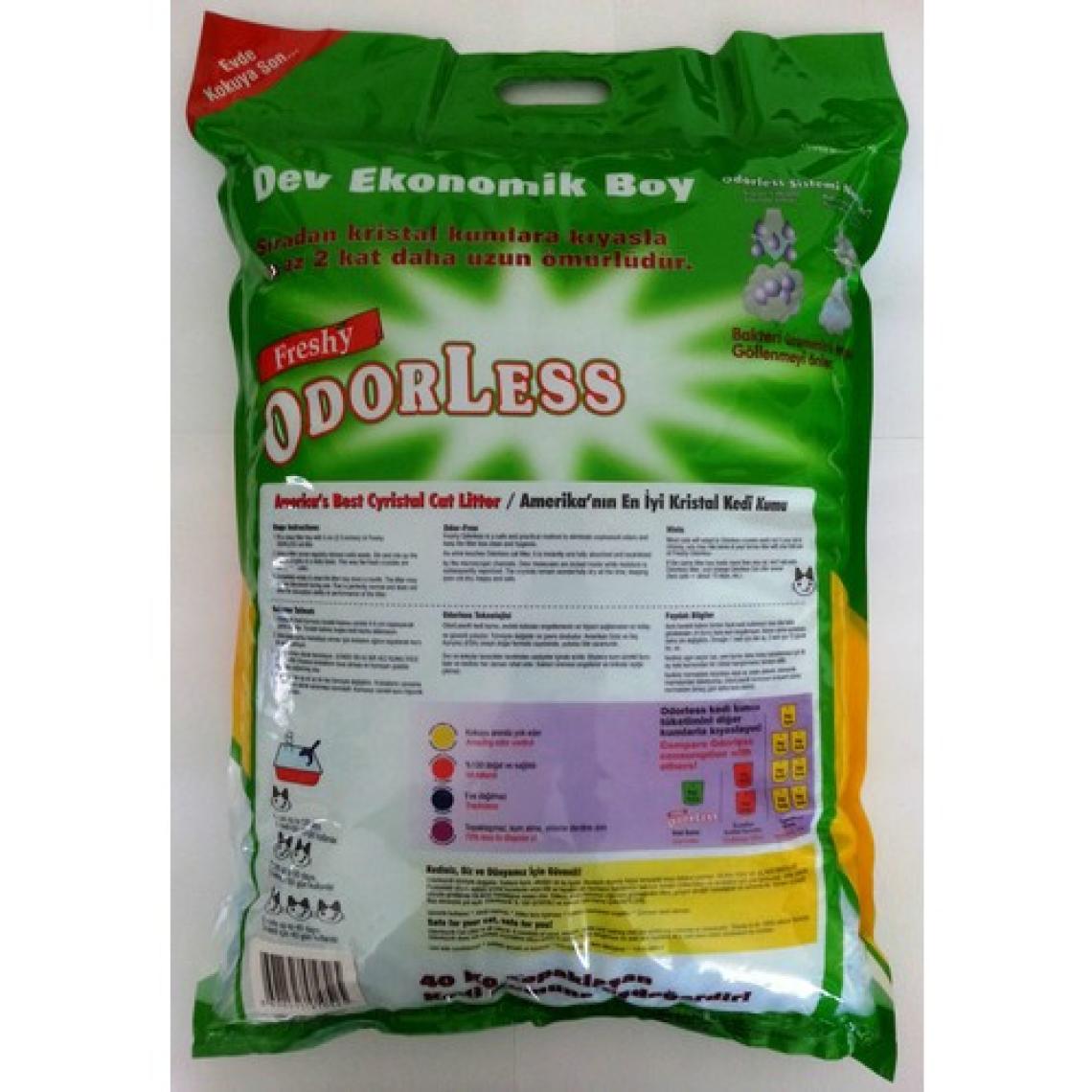 Freshy Odorless Cat Litter Regular Kristal Kalın Kedi Kumu 6 Kg