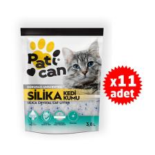 Silika Kristal Kedi Kumu 3.8 Lt x 11 Adet