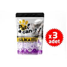 3 Adet Lavanta Silika Kristal Kedi Kumu 5 Lt.