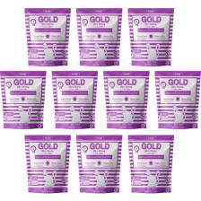 Freshy Gold Silika Kristal Kedi Kumu - 10 Aylık Set - Kalın Taneli 3,8 Litrelik - 10'lu