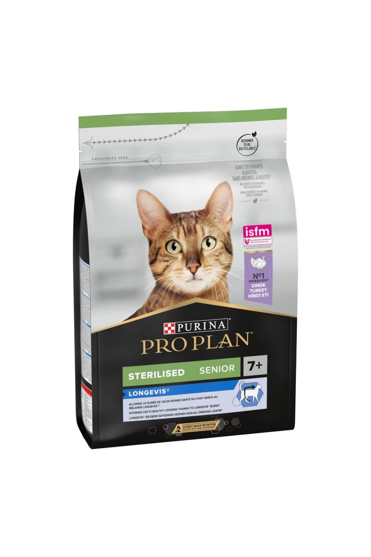 Pro Plan Senior 7+ Hindili Kısırlaştırılmış 3 kg Yaşlı Kedi Maması