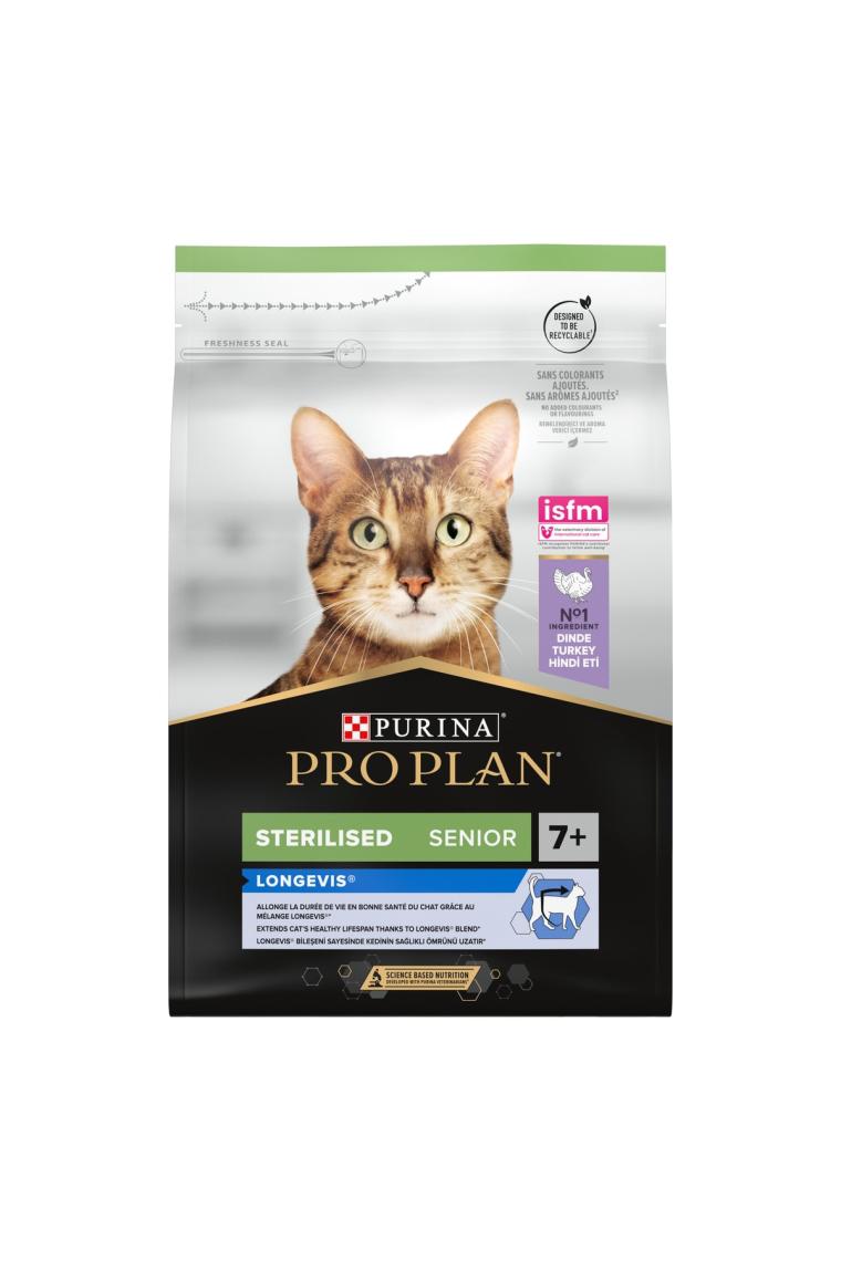 Pro Plan Senior 7+ Hindili Kısırlaştırılmış 3 kg Yaşlı Kedi Maması