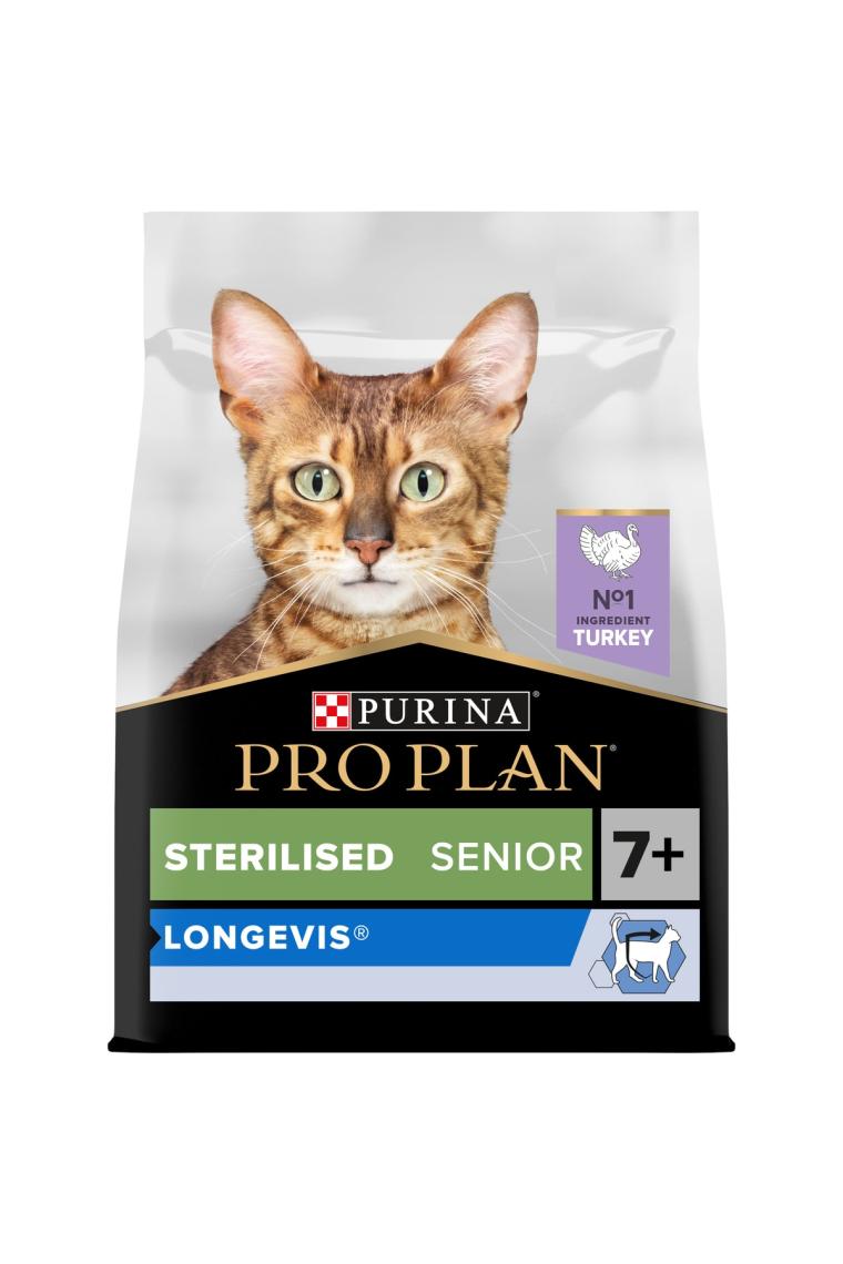 Pro Plan Senior 7+ Hindili Kısırlaştırılmış 3 kg Yaşlı Kedi Maması
