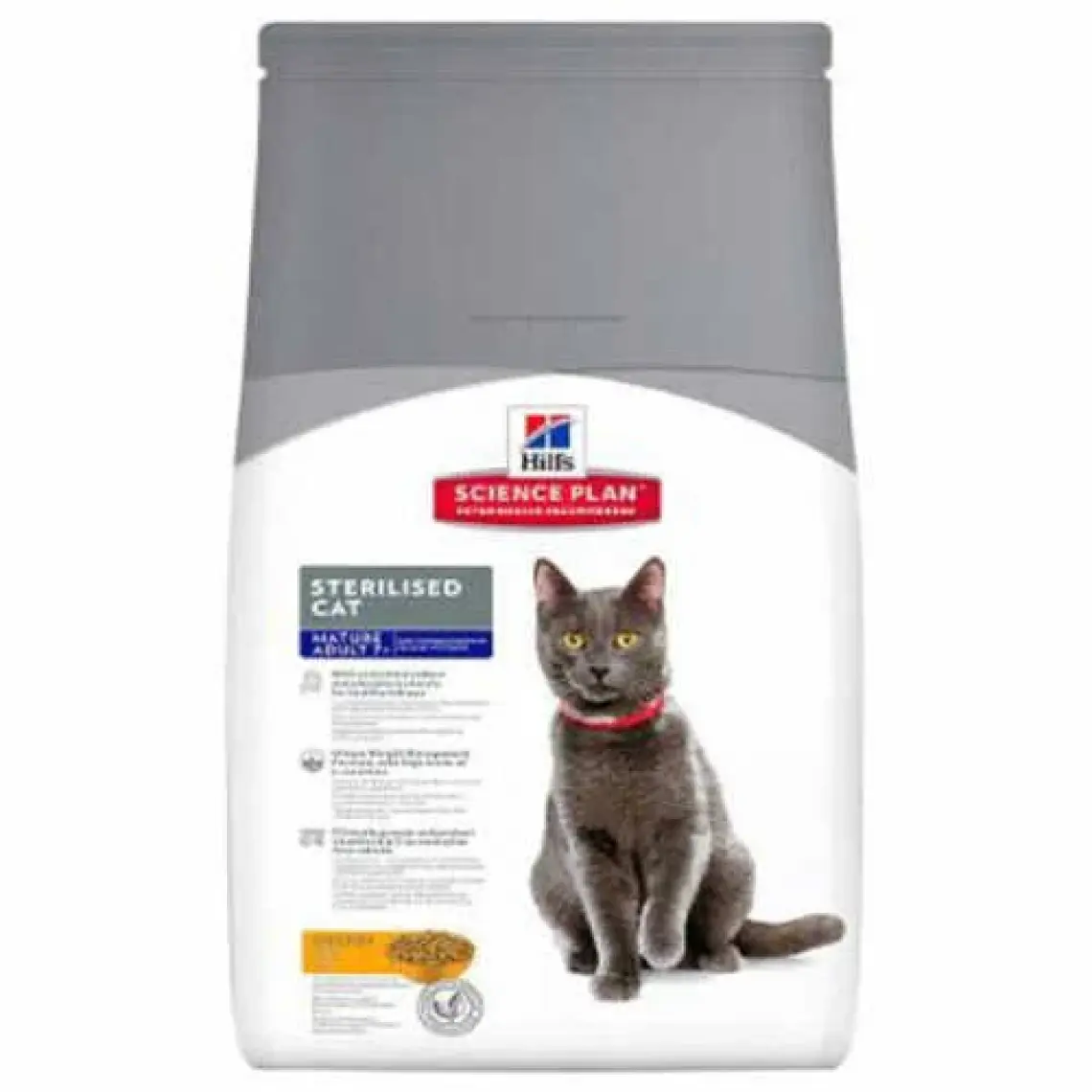 Hill's Mature Sterilised Tavuklu Kısırlaştırılmış Yaşlı Kedi Maması 1.5 kg