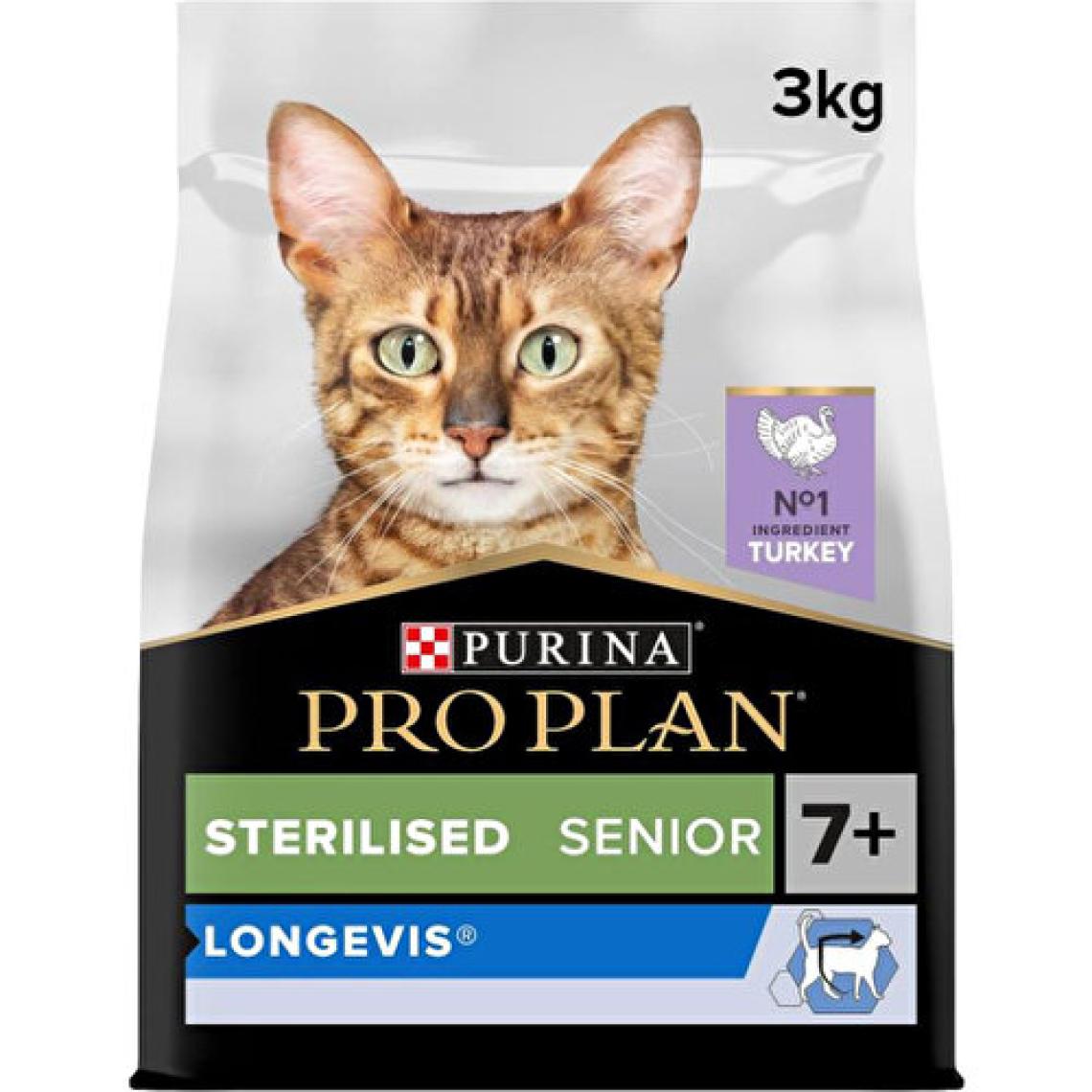 Pro Plan Hindi Etli Kısırlaştırılmış Yaşlı Kedi Maması 3kg