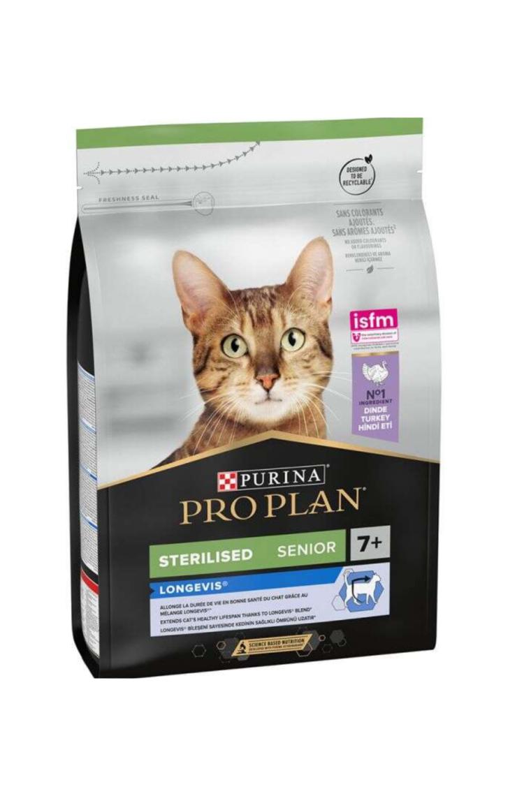 Proplan Kısırlaştırılmış Hindili +7 Yaşlı Kedi Maması 3 kg