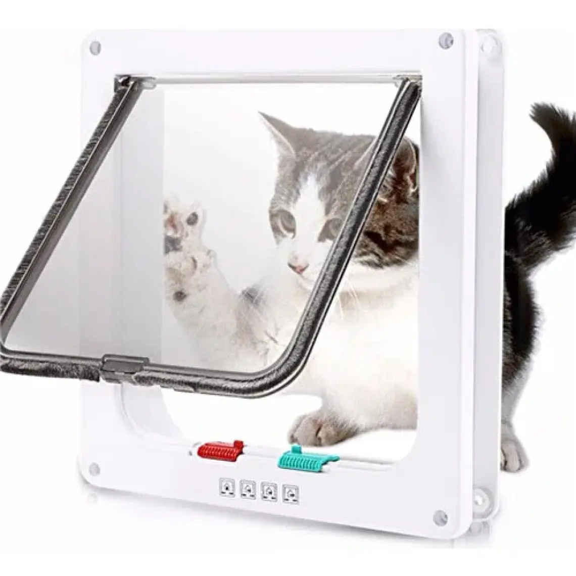 Mixpet 4 Yönlü Kilitlenebilir Yavru Köpek ve Kedi Kapısı 23X25 cm