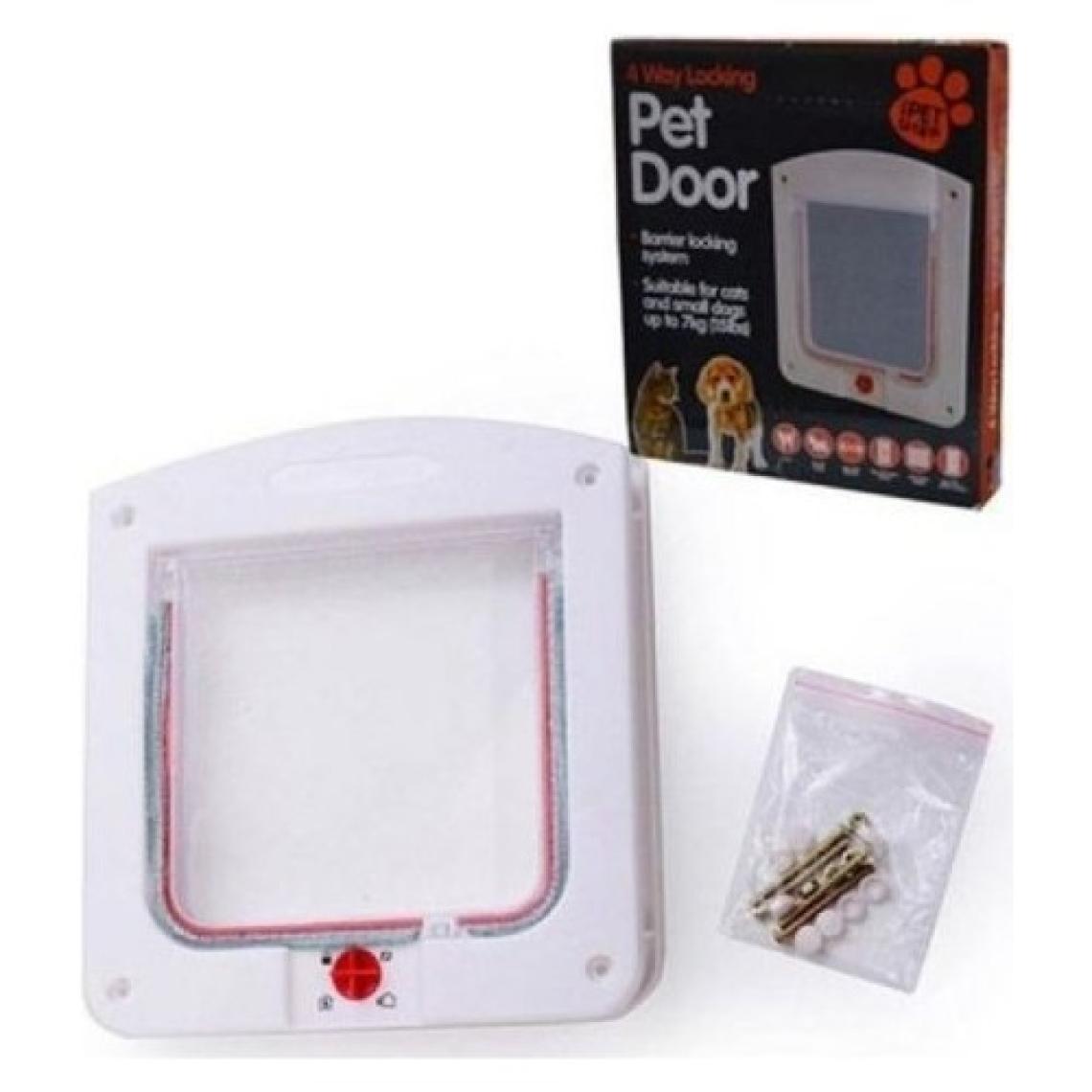 Pet Door 4 Yollu Kedi Kapısı 22X20X3 cm