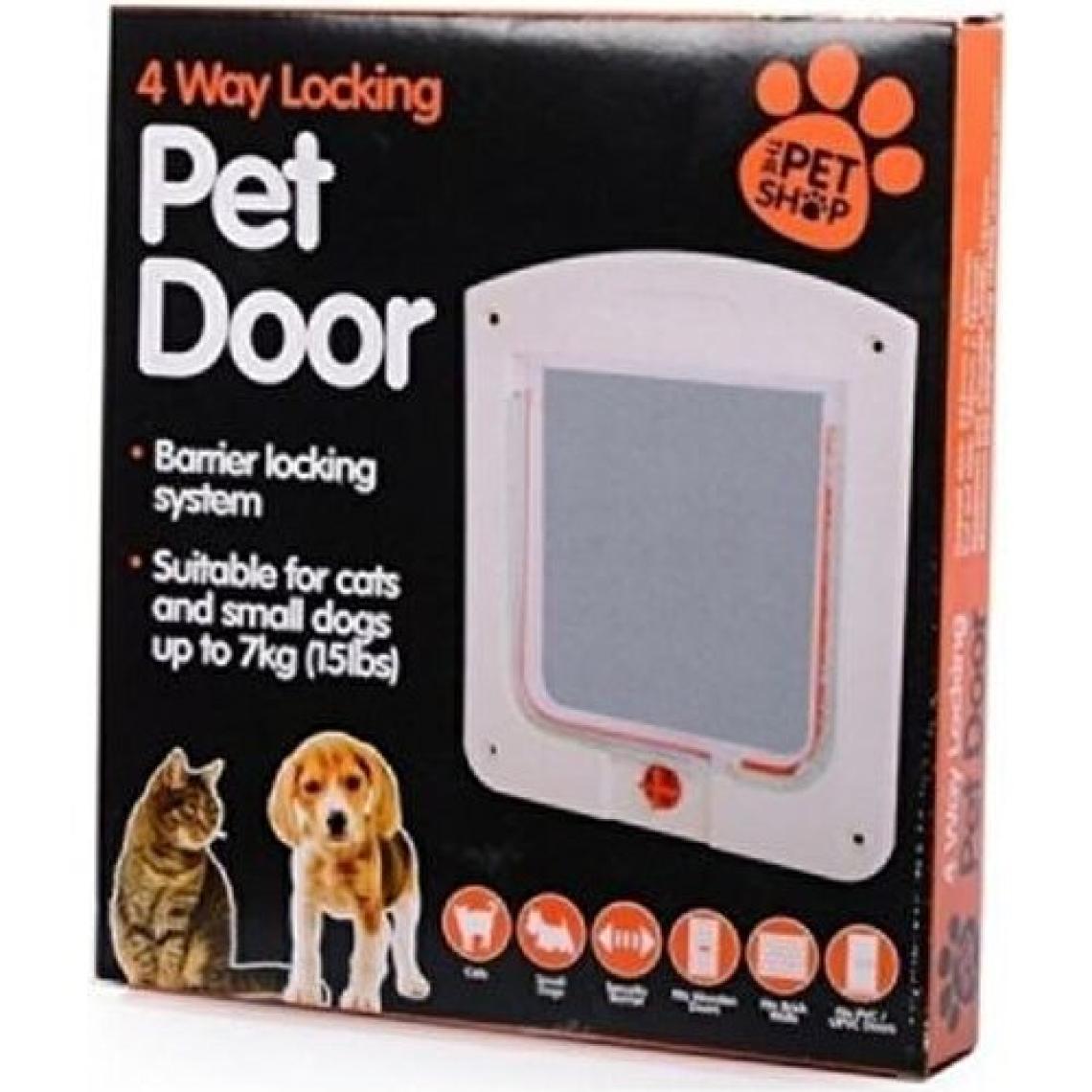 Pet Door 4 Yollu Kedi Kapısı 22X20X3 cm