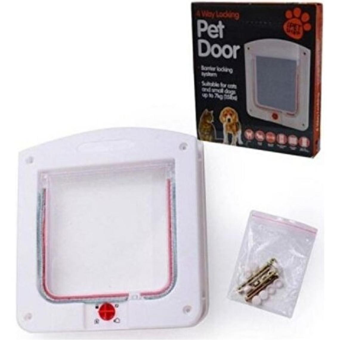 Pet Door 4 Yollu Kedi Kapısı 22X20X3 cm