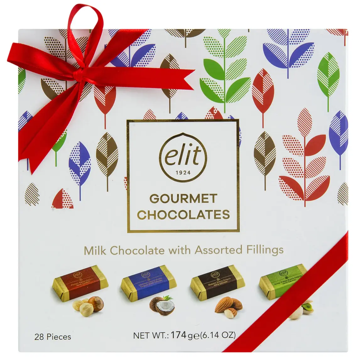 Gourmet Karışık Dolgulu Çikolata 174g Glutensiz