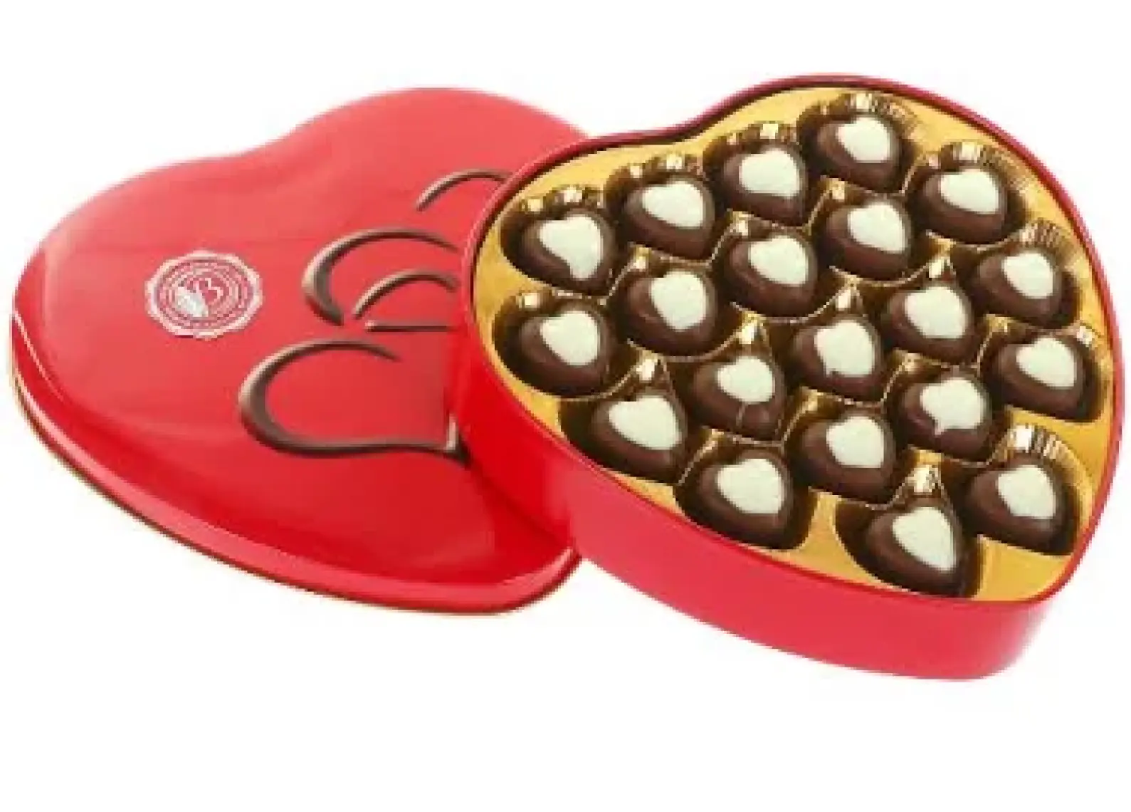 Bolçi Teneke Kalp Kutu 240GR
