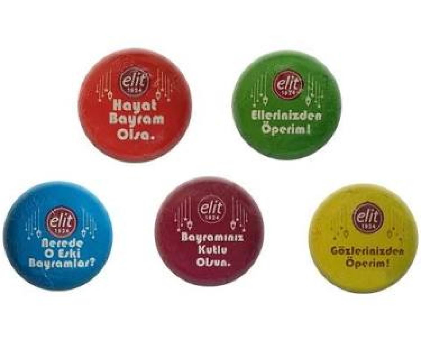 Elit Çikolata Mesajlı İyi Bayramlar Çikolatası 1 Kg Glutensiz