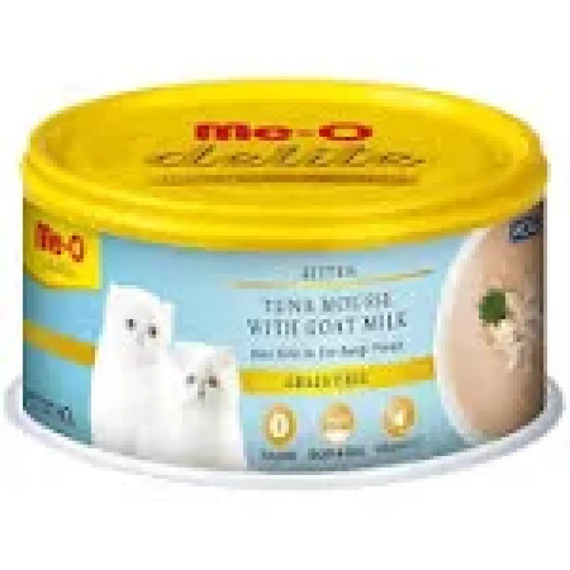 Me-O Delite Keçi Sütlü Ton Balığı Püresi Konserve Yavru Kedi Maması 80 gr x 6 Adet
