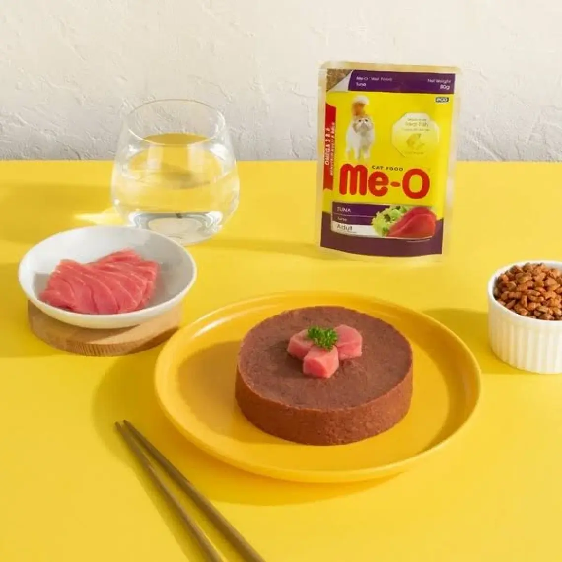 Me-O Pouch Jöle İçinde Ton Balıklı Sardalyalı Yavru Kedi Konservesi 80 Gr