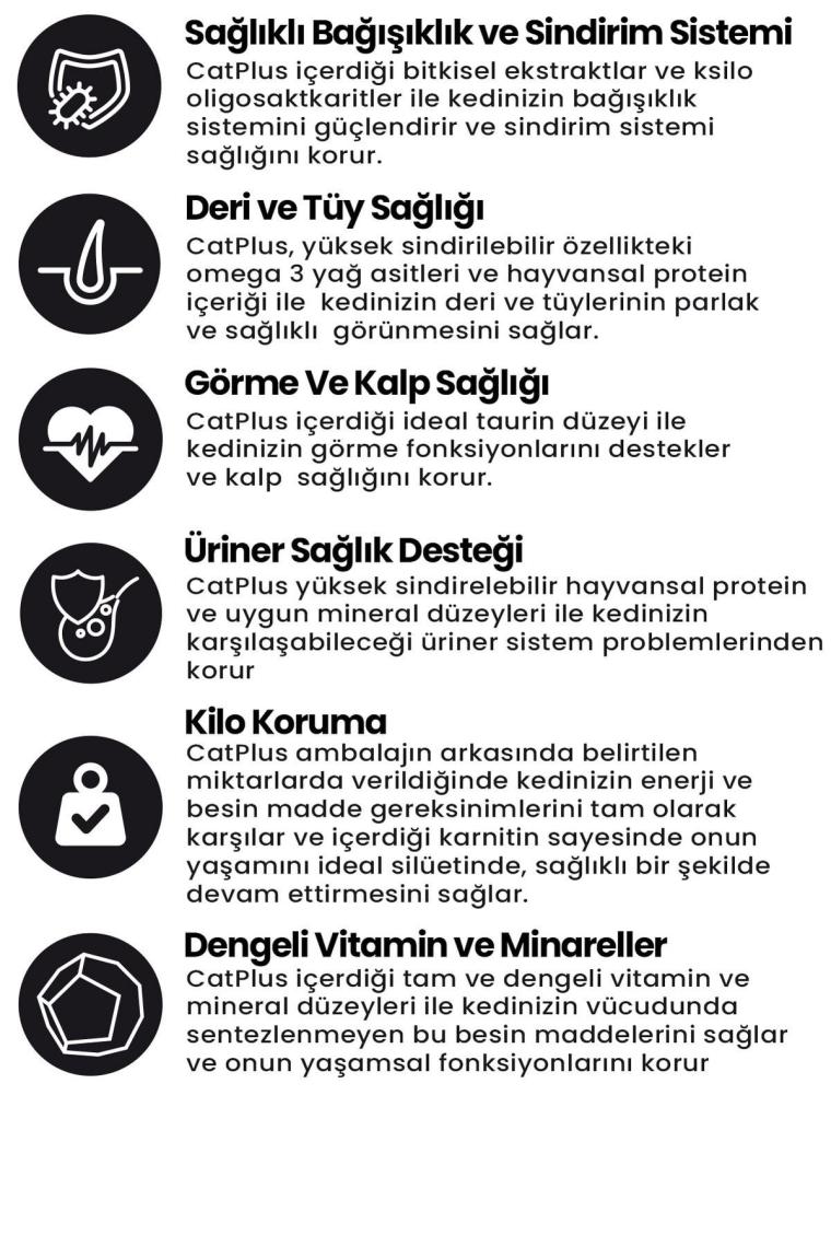 CatPlus Tavuklu Hamsili Yavru Kedi Maması 1,5 Kg x 2 Adet