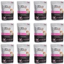 Felicia Tahılsız Tavuklu Yavru Kedi Yaş Maması 85 gr x 12 Adet