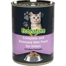 Econature Kitten Tavuklu Yavru Kedi Konservesi 400 gr