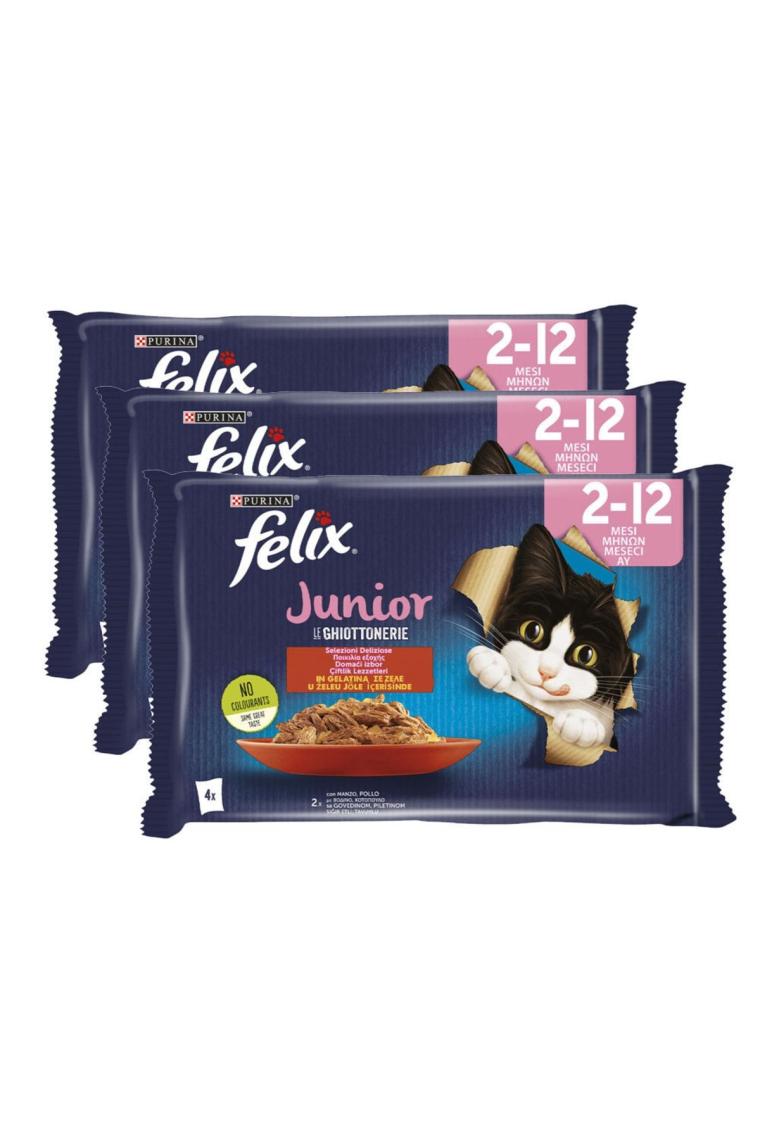 Felix Tavuk Etli 85 gr 12'li Yavru Kedi Yaş Maması