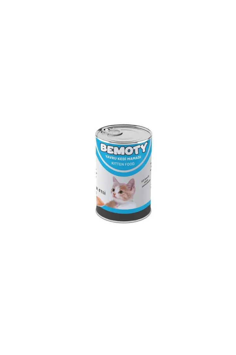 Bemoty Balık Etli Yavru Kedi Konserve Mama 12*415 gr