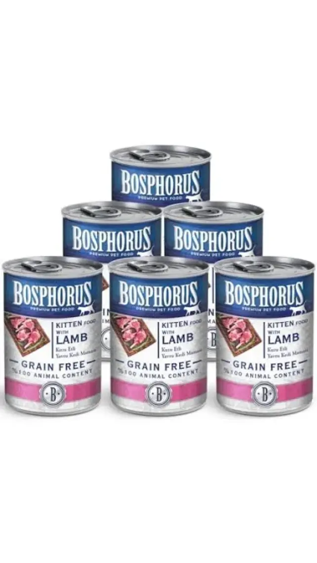 Bosphorus Kuzu Etli Yavru Kedi Konservesi 6 x 415 G