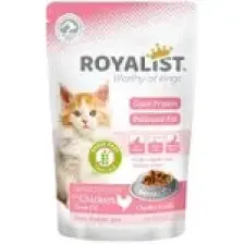 Royalist Tüm Cins Yavru Kediler Için Tavuk Etli Tam Besleyici Yaş Mama
