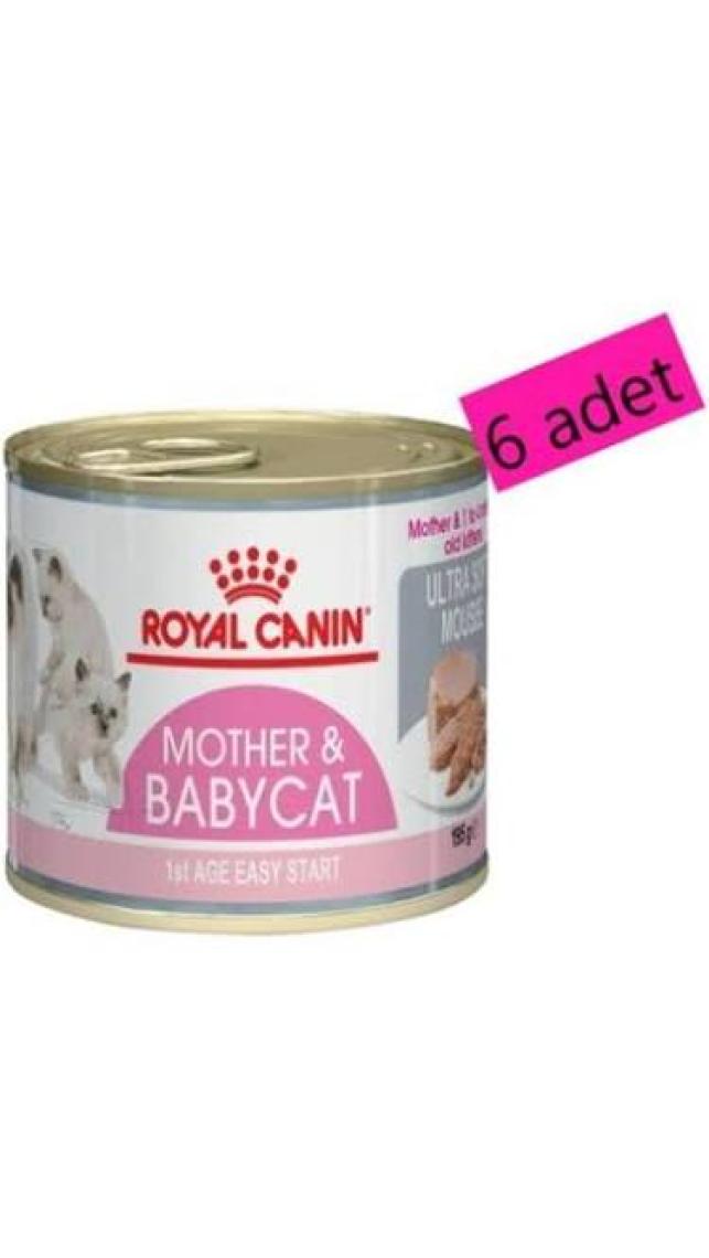 Royal Canin Mother&Babycat Yaş Yavru Ve Gebe Anne Kedi Maması 195 Gr. 12 Adet