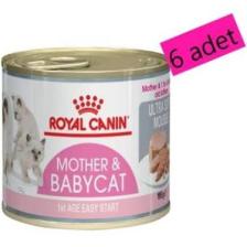 Royal Canin Mother&Babycat Yaş Yavru Ve Gebe Anne Kedi Maması 195 Gr. 12 Adet