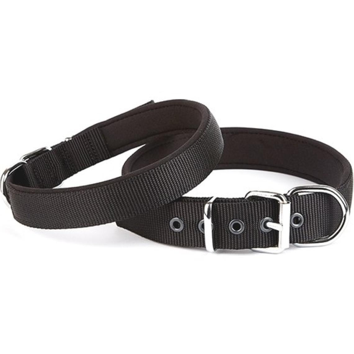 Doggie Konfor Dokuma 3x47-55 cm Köpek Boyun Tasması - Siyah