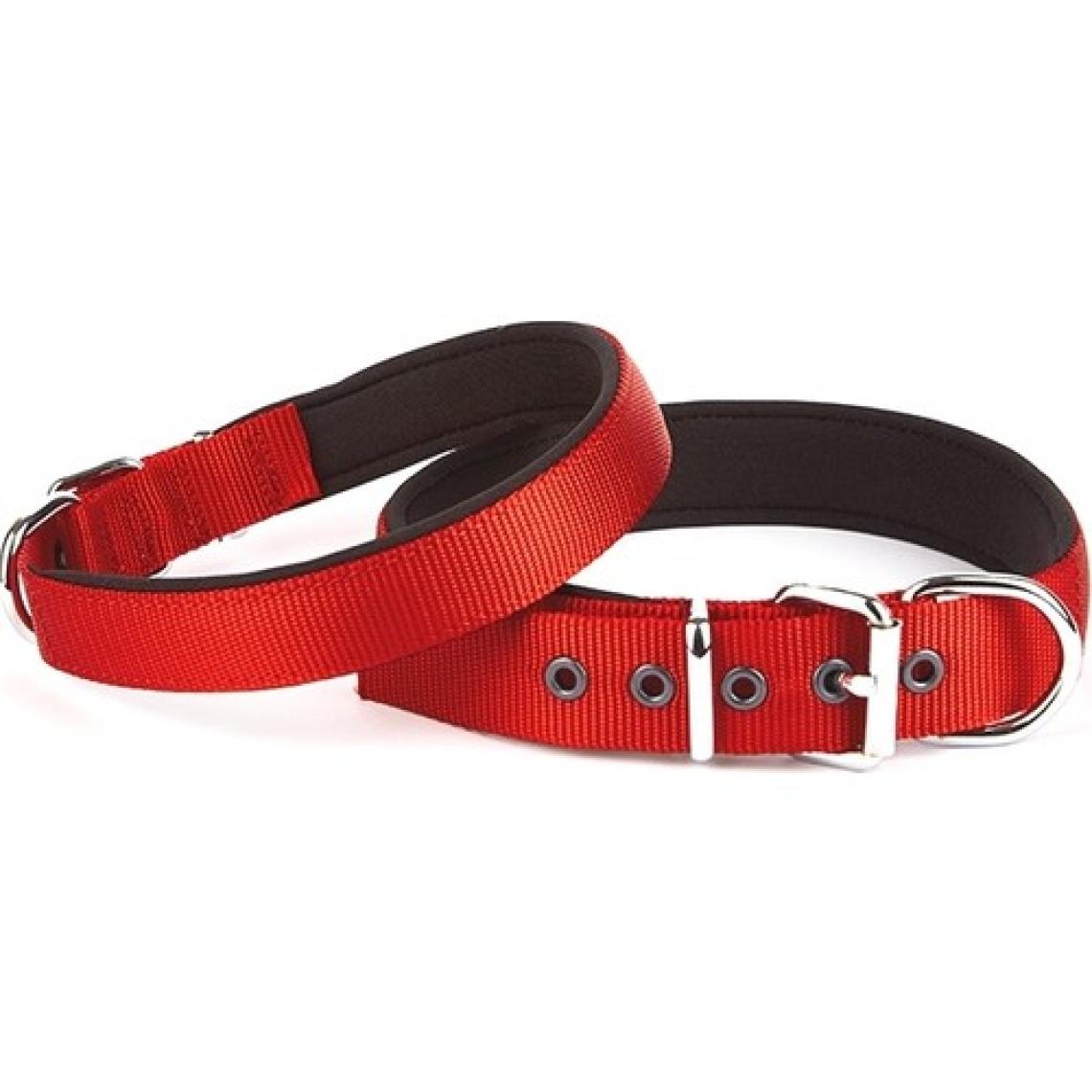Doggie Konfor Dokuma 3x47-55 cm Köpek Boyun Tasması - Kırmızı