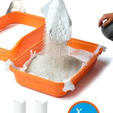 Magicat Kedi Kumu Temizleme Kokusuz Elekli Filtre (7'li L-XL) 2'li Avantaj Paket