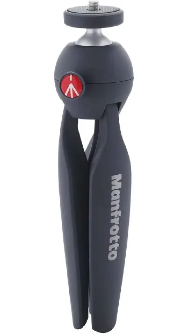 Manfrotto Manfrotto Mkpixiclamp-Bk Pixi Tripod + Telefon Tutucu