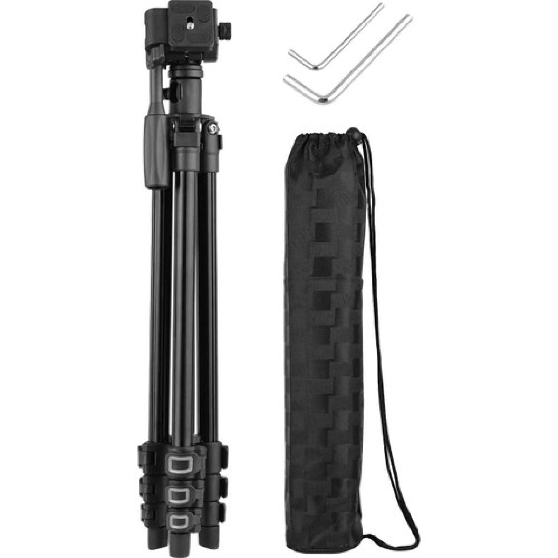 Hobimtek HT-T02 Profesyonel Tripod 154 cm Yatay Kullanım Çok Fonksiyonlu Panoramik Kafa 360 Derece Dönebilir