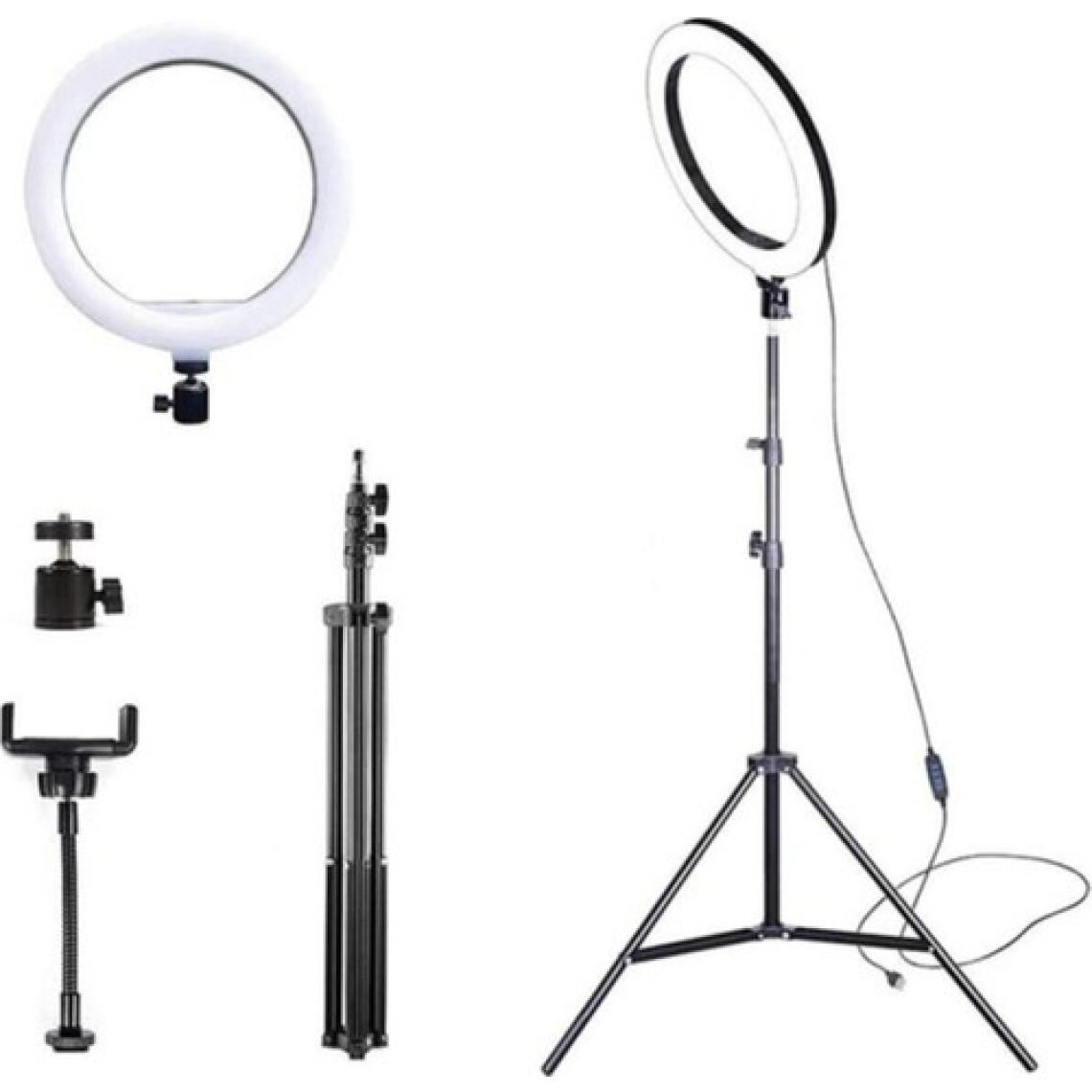 Asfal 10" Halka LED 210 cm Tripodlu Youtuber Video Selfie Stüdyo Makyaj Tiktok Işığı Ring Light