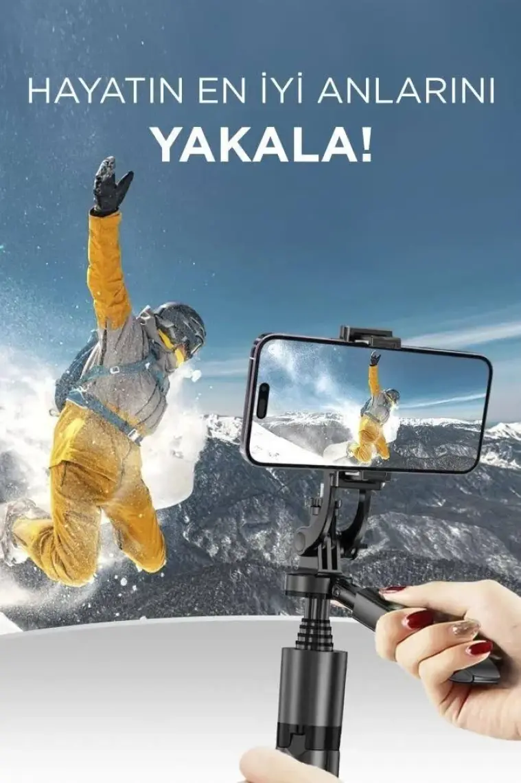 Torima L16 Çok Amaçlı Tripod Selfie Kumandalı 153 cm Anroid Ios Go Pro Uyumlu
