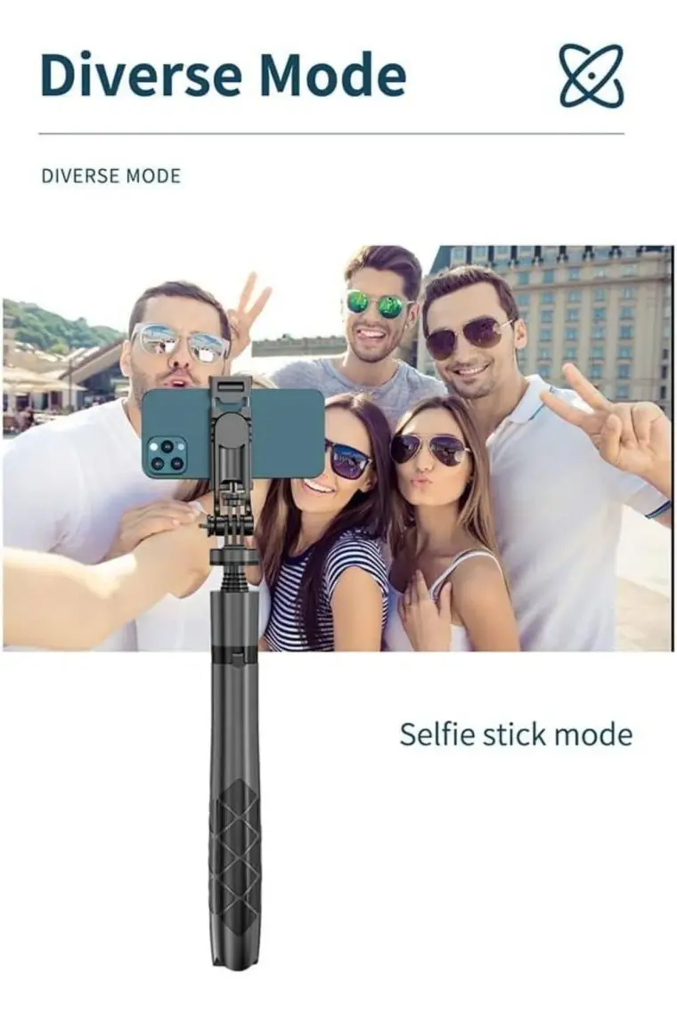 Torima L16 Çok Amaçlı Tripod Selfie Kumandalı 153 cm Anroid Ios Go Pro Uyumlu