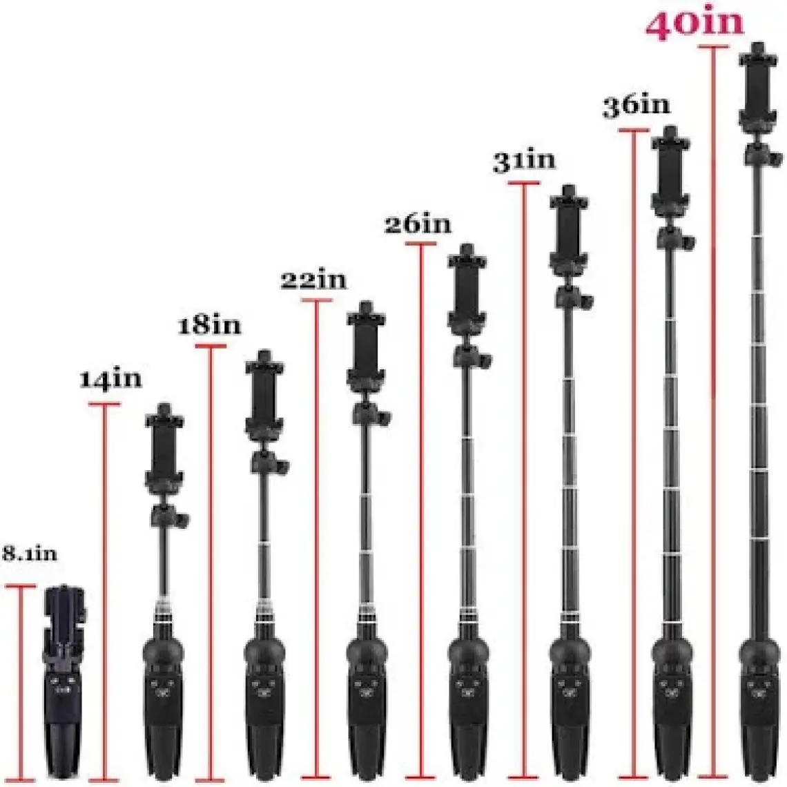 Yunteng YT-9928 Selfie Kumandalı Tripod Monopod