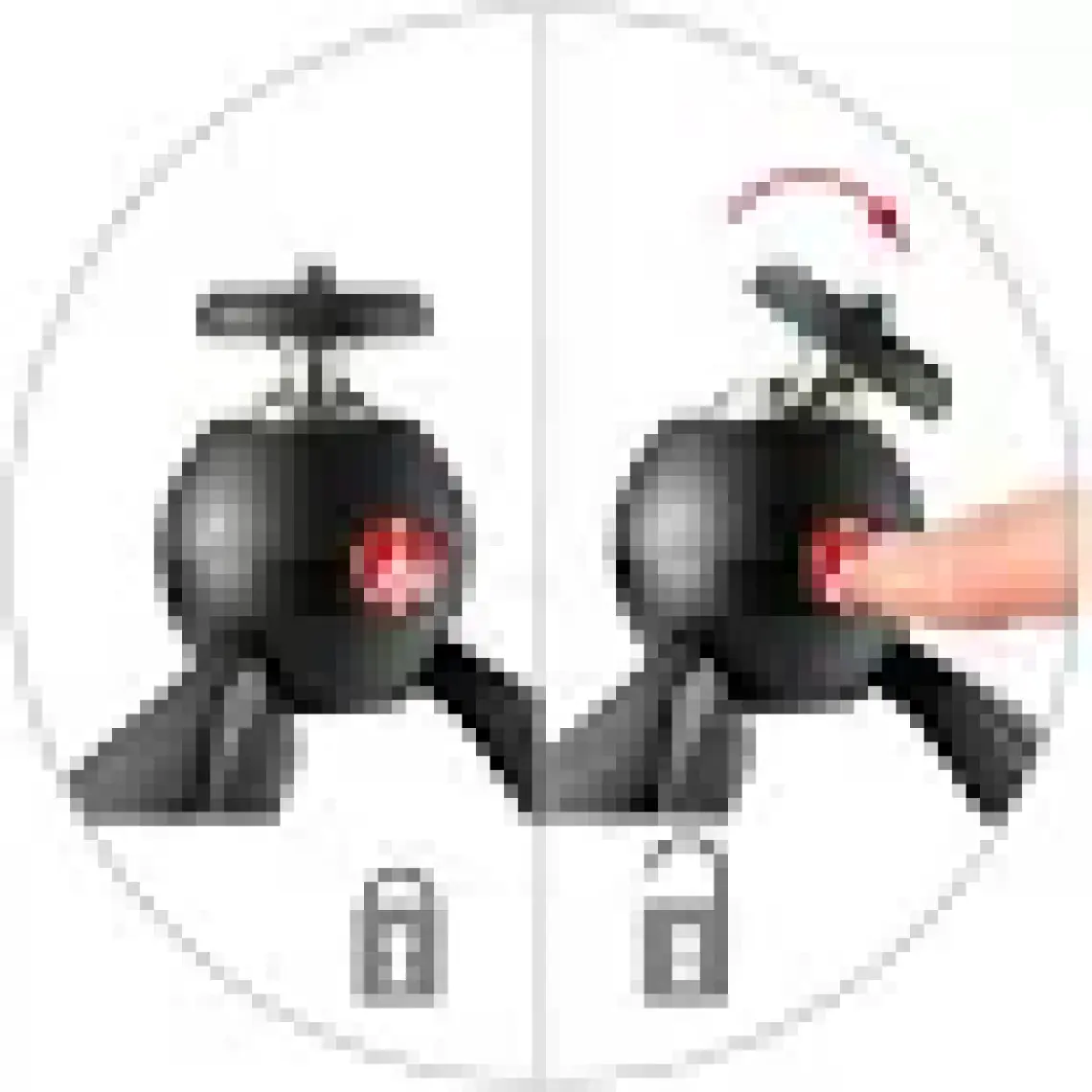 Manfrotto PIXI Taşınabilir Mini Tripod Siyah