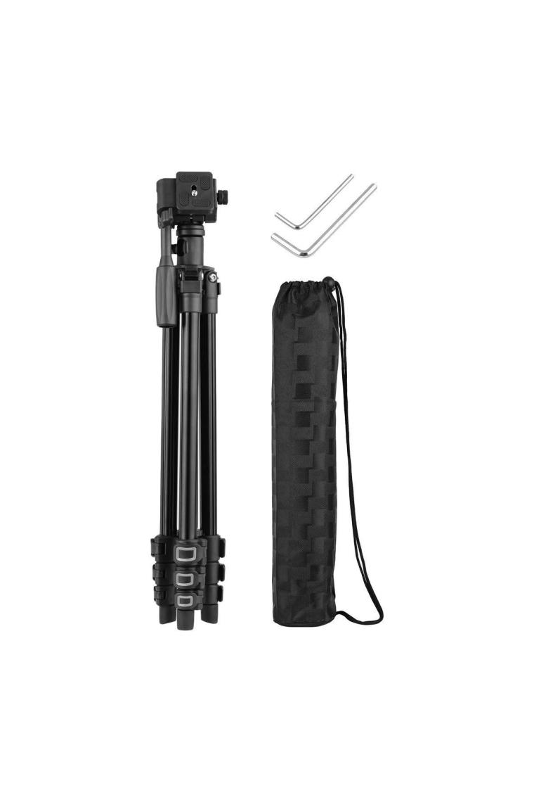 Hobimtek HT-T02 Profesyonel Tripod 154 cm Yatay Kullanım Çok Fonksiyonlu Panoramik Kafa 360 Derece Dönebilir