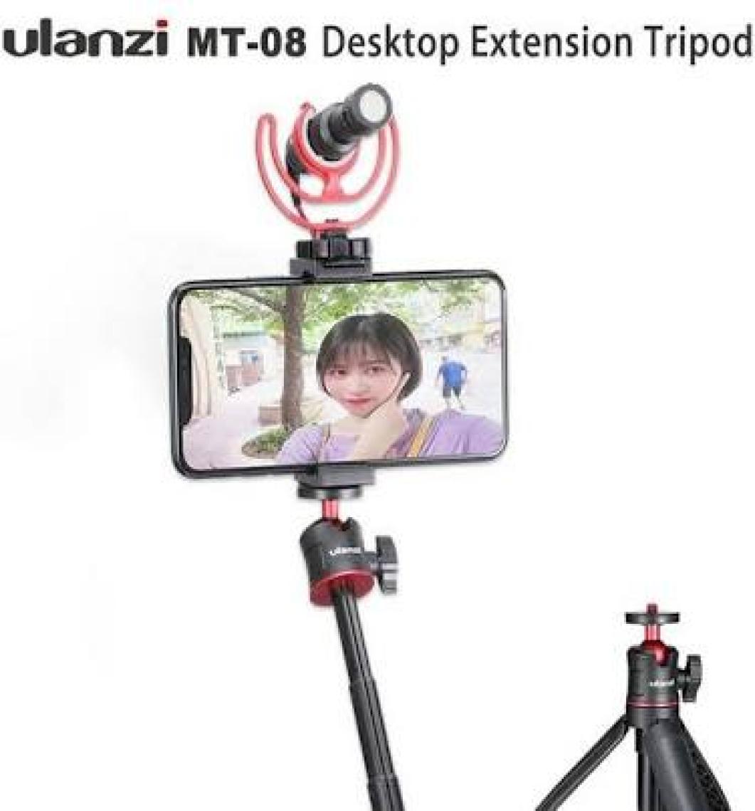 Ulanzi Mt-08 Mini Ayarlı Masaüstü Tripod Beyaz