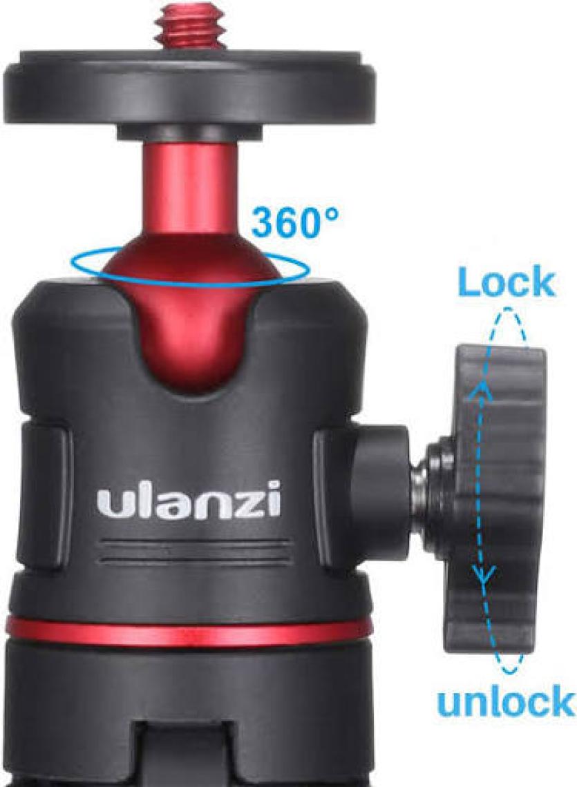 Ulanzi Mt-08 Mini Ayarlı Masaüstü Tripod Beyaz