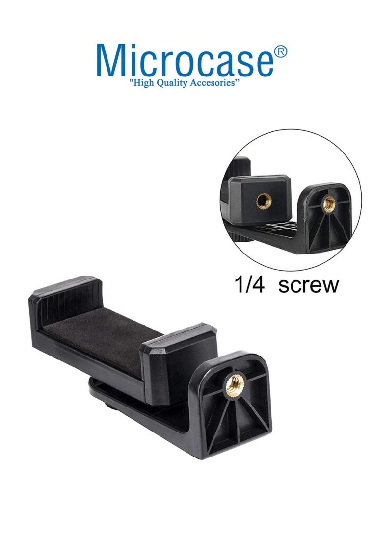Microcase Tripod - Monopod Için Ayarlanabilir Telefon Tutucu Başlık - AL2534