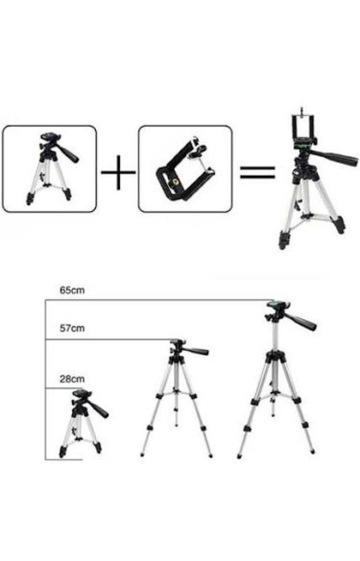 Exeo 65 cm Prof. Katlanabilir Fotoğraf Makinası Telefon Tripod 3065