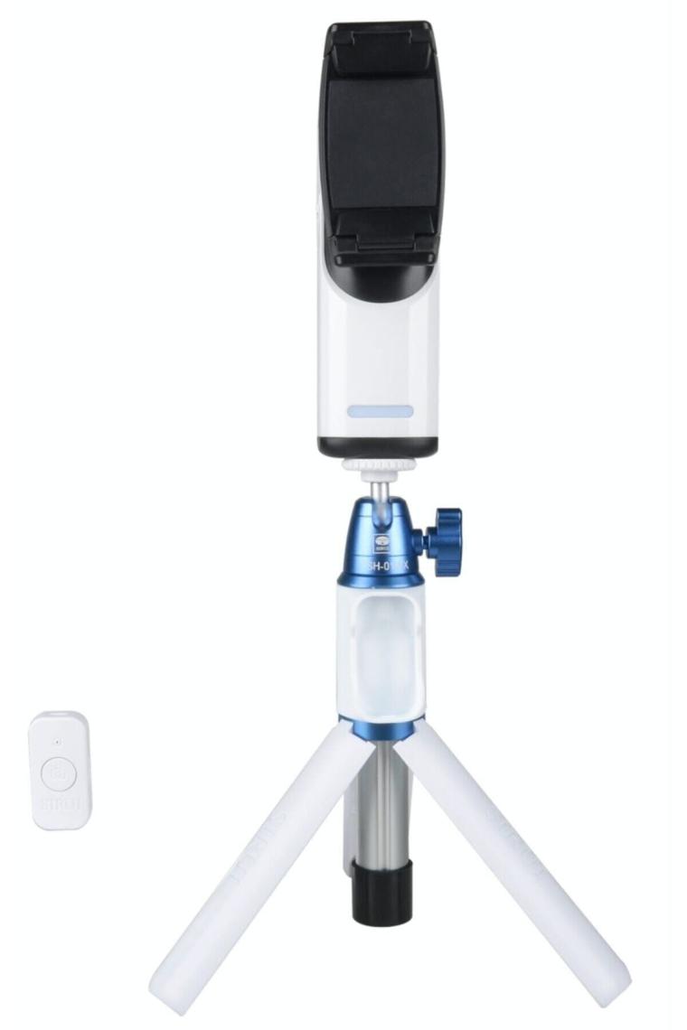 Sirui VK-2W Mobil Gimbal + Çok Fonksiyonlu Masa Üstü Tripod Seti Beyaz